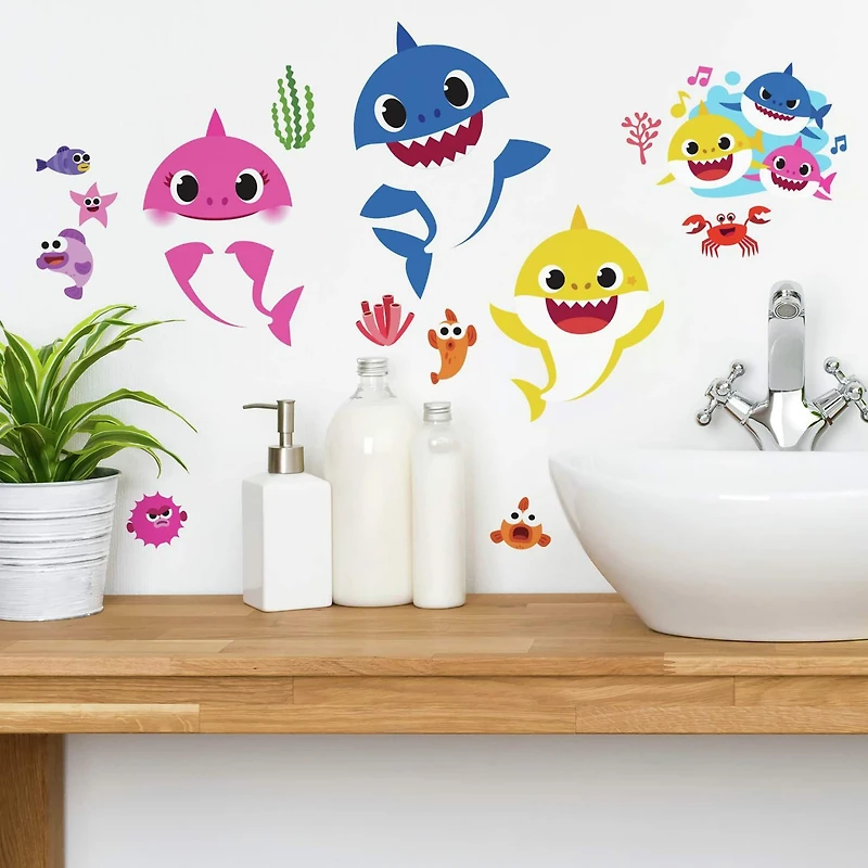 RoomMates Baby Shark Peel & Stick Wall Decals