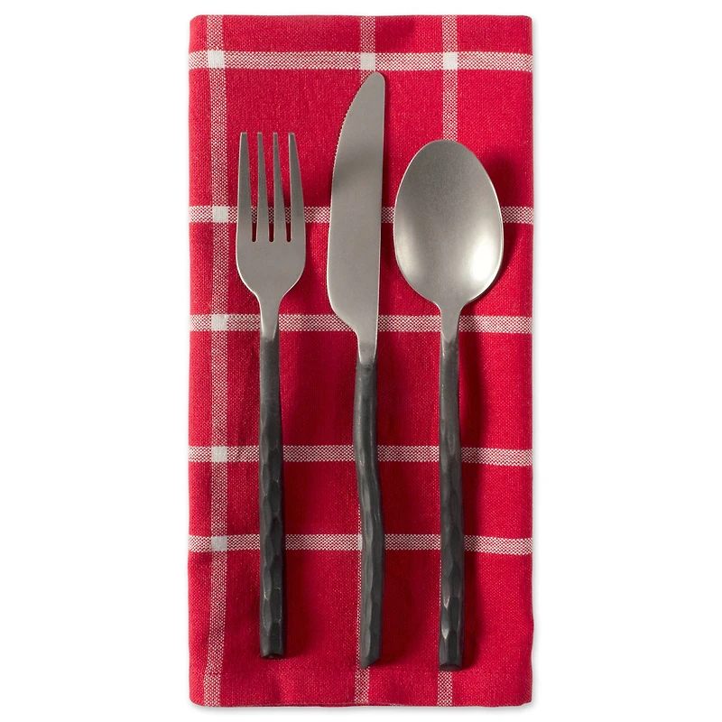 DII® Holly Berry Plaid Napkin Set, 6ct.