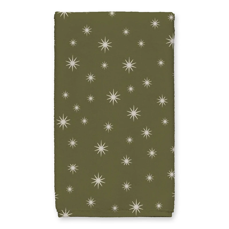 Family Greatest Gift Green Twinkle Tea Towel - Set of 2