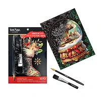 Brea Reese™ 6" x 8" Christmas Icons Scratch Art Paper Pad