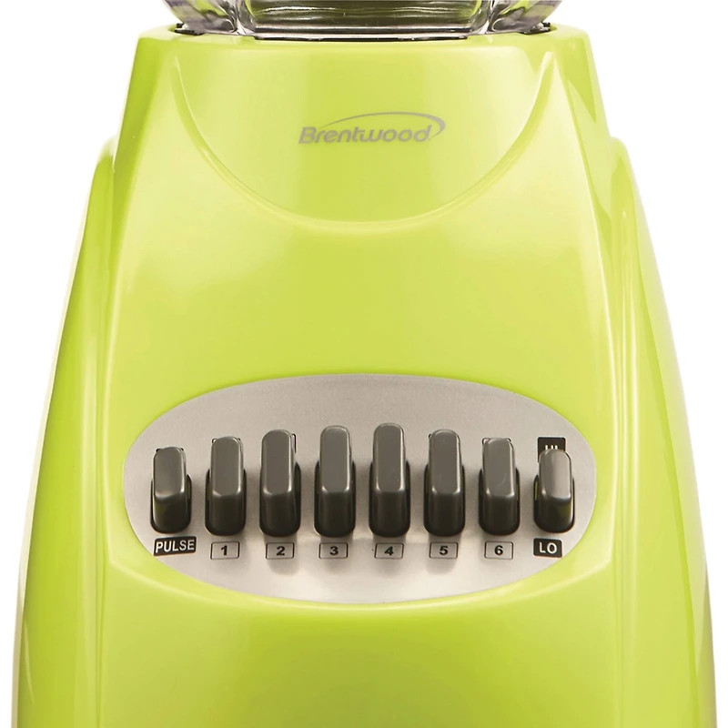 Brentwood Lime Green 12-Speed + Pulse Electric Blender
