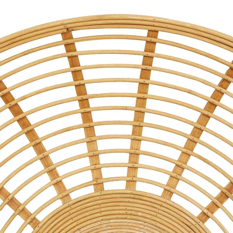 Set of 3 Brown Metal Boho Style Wall Decor 24", 22", 20"