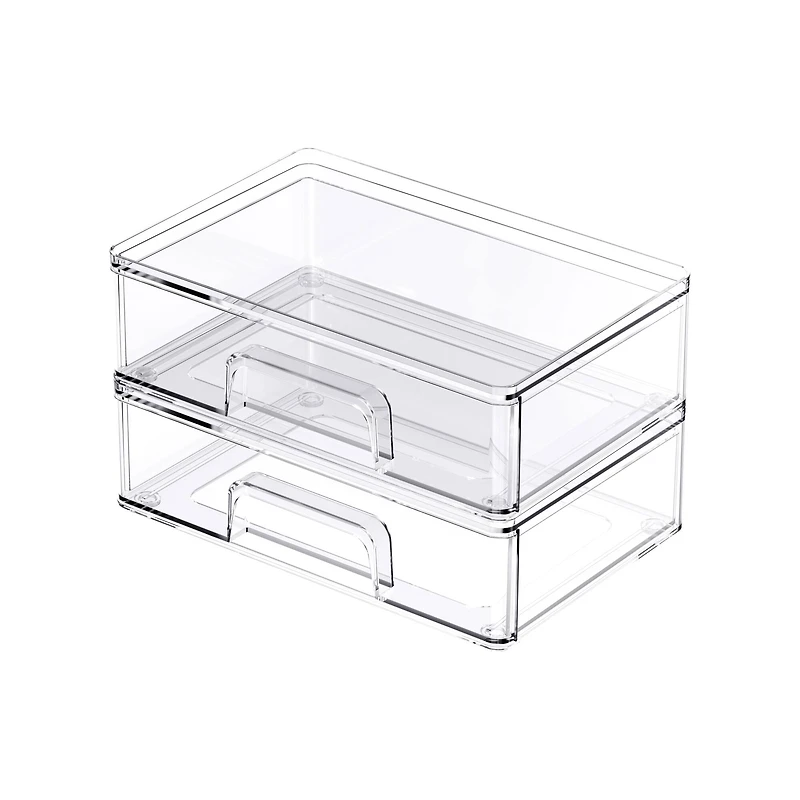 Small Clear Stacking Plastic Drawer by Simply Tidy®