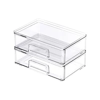 Small Clear Stacking Plastic Drawer by Simply Tidy®