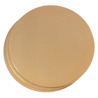 6 Packs: 3 ct. (18 total) 12" Gold Glitter Round Cake Boards by Celebrate It™