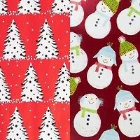 JAM Paper Holly Jolly Gift Wrap Set, 4ct.