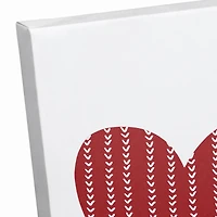 Pattern Hearts Canvas Wall Art