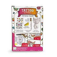 Bright Stripes Tattoo A Ceramic Kitty Bank Activity Kit