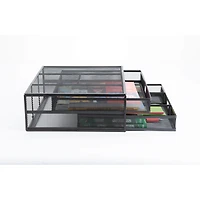 Mind Reader Monitor Stand with Drawer Storage