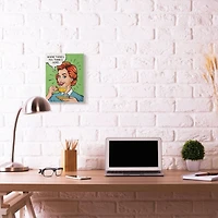 Stupell Industries There's Tea There's Hope Wooden Wall Plaque