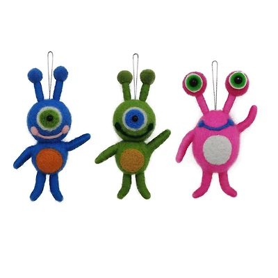 Assorted 5" Felt Alien Ornament, 1pc. by Ashland®