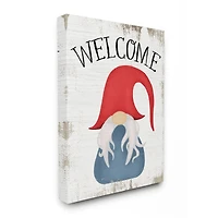 Stupell Industries Welcome Gnome Canvas Wall Art