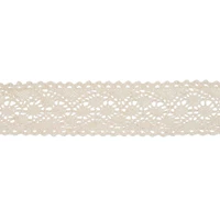 1.7" Scalloped Ivory Crochet Lace Trim by Celebrate It®