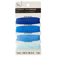 Bead Landing™ Bamboo Cording, Blues