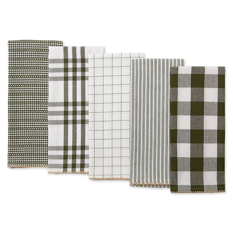 DII® Sage Farmhouse Woven Dishtowel Set