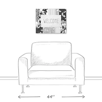 Spring Floral Patchwork 2 16" x 20" Canvas Wall Art