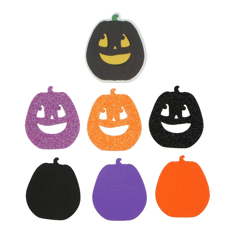 Jack-o'-Lantern Foam Stickers by Creatology™