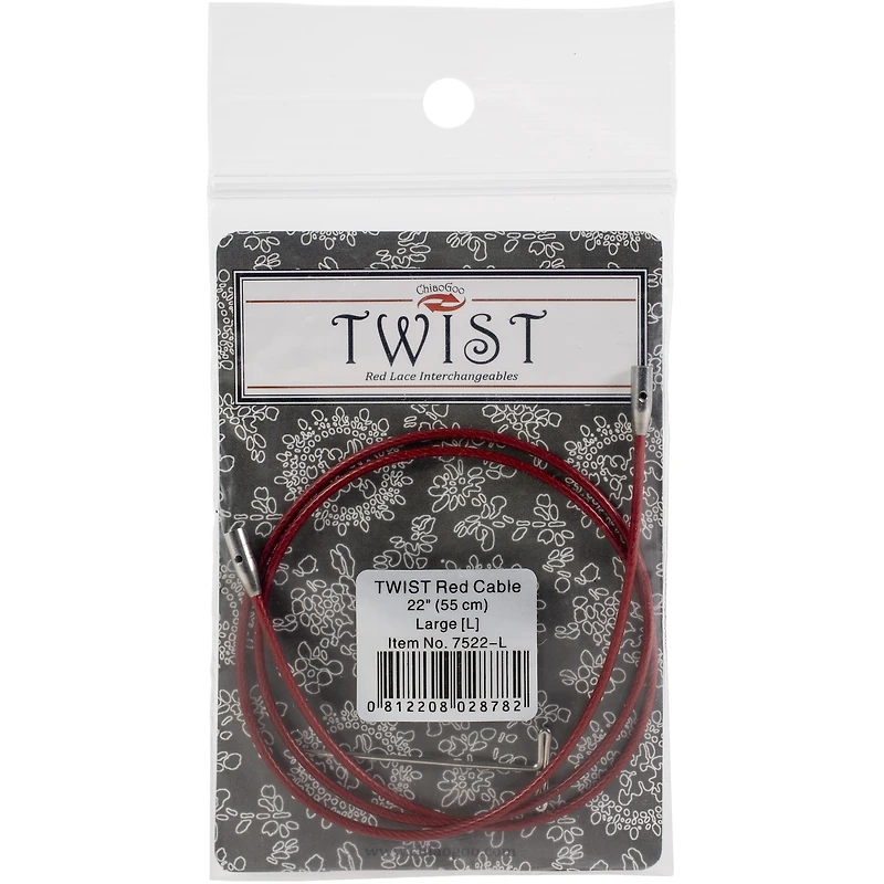 ChiaoGoo TWIST™ 22" Red Lace Interchangeable Cables