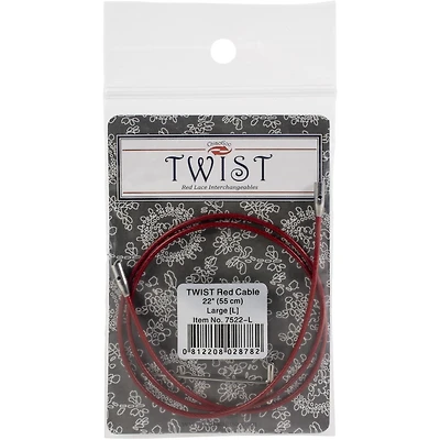 ChiaoGoo TWIST™ 22" Red Lace Interchangeable Cables