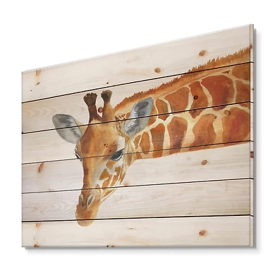 Designart - Portrait of A Giraffe IX