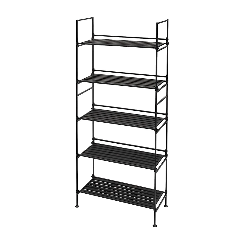 Organize It All 5 Tier Espresso Freestanding Shelf