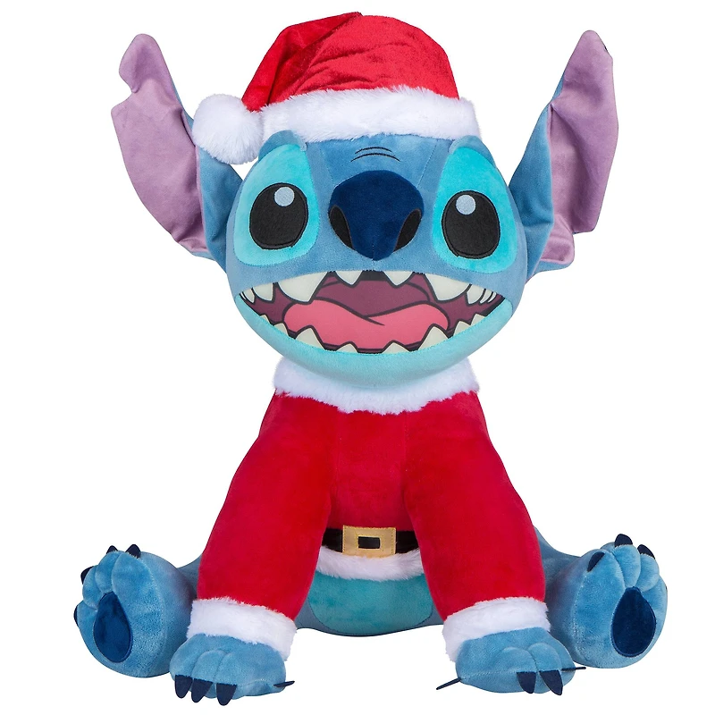 15.75" Disney® Stitch in Santa Suit Holiday Greeter
