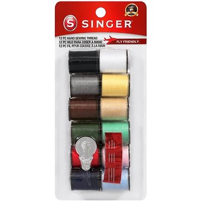 SINGER® Light & Dark Shades Hand Sewing Thread Kit