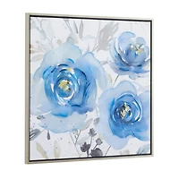 Blue Polystone French Country Framed Wall Art, 32" x 32"
