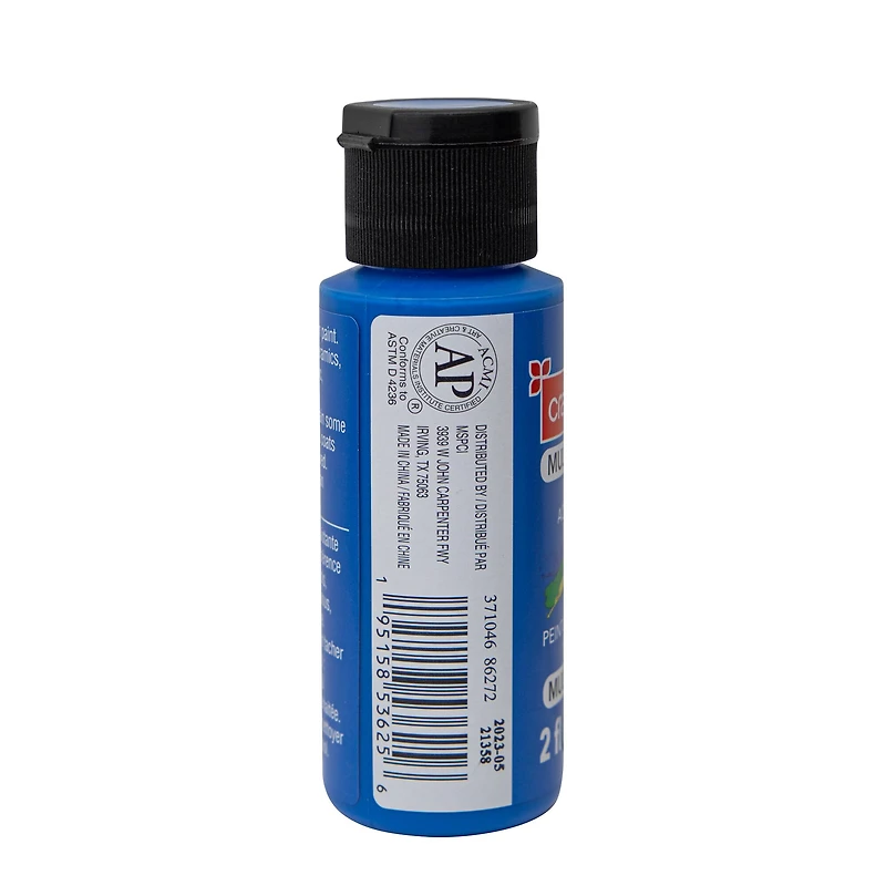 12 Pack: Multi-Surface Premium Satin Acrylic Paint by Craft Smart