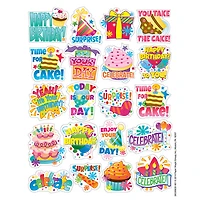 Eureka® Birthday Theme Stickers 12 Packs of 120