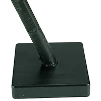 15" LED Lighted Black Weeping Halloween Twig Tree, Orange Lights