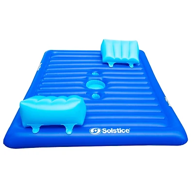 78" Inflatable Blue Dual Swimming Pool Lounger