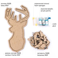 Rosa Talent Deer Painting Your Puzzle Mosaic Art Kit