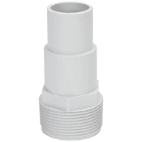 4" White Swimming Pool & Spa Threaded Hose Adapter