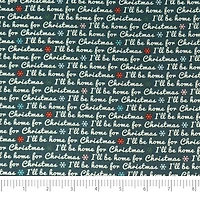 SINGER Christmas Holiday Words Cotton Fabric
