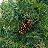 6ft. Pre-Lit Dakota Pine Commercial Artificial Christmas Wreath