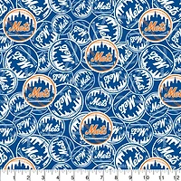 MLB New York Mets Cotton Fabric