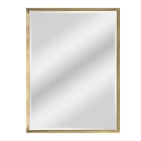 Head West Classic Gold Metal Framed Wall Mirror - 40" x 30"