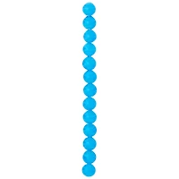 Aqua Glass Round Beads, 13.5mm by Bead Landing™