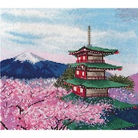 Oven Chureito Pagoda Cross Stitch Kit