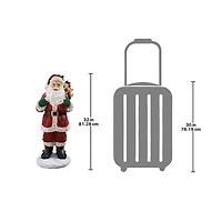 A Visit from Santa Claus Holiday Statue