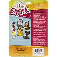 Spark™ Playful Pups Plaster Magnet Kit