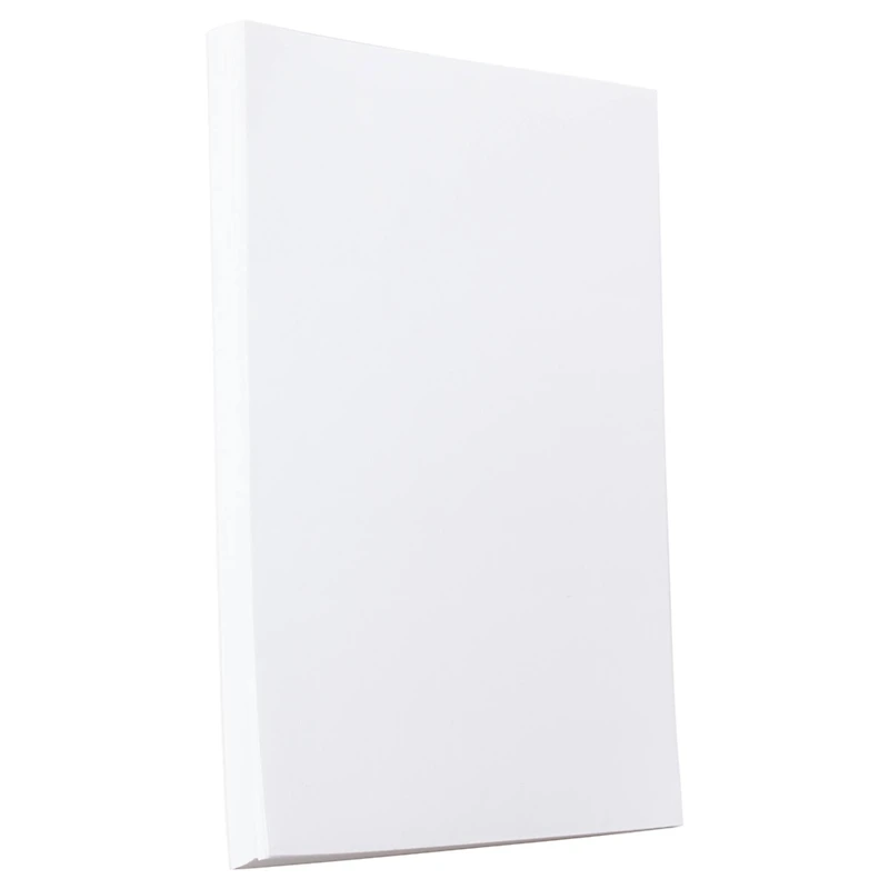 JAM Paper Ultimate White Wove 6" x 9" 24lb. Strathmore Paper, 100 Sheets