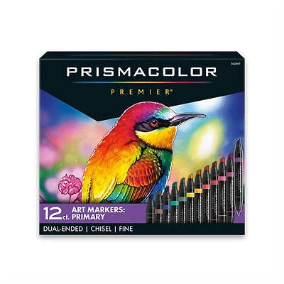 Prismacolor® Premier® Primary Dual-Ended Art Markers, 12ct.