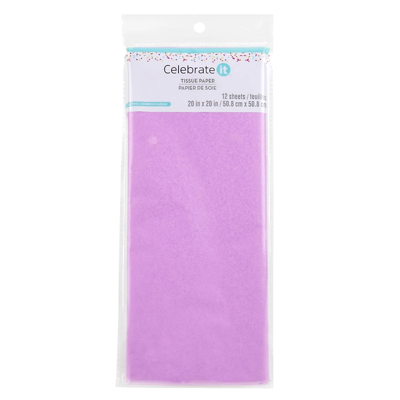 24 Packs: 12 ct. (288 total) Lavender Tissue Paper by Celebrate It™