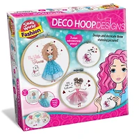 Small World Toys Deco Hoop Embroidery Designs & Hoop Pictures Kit