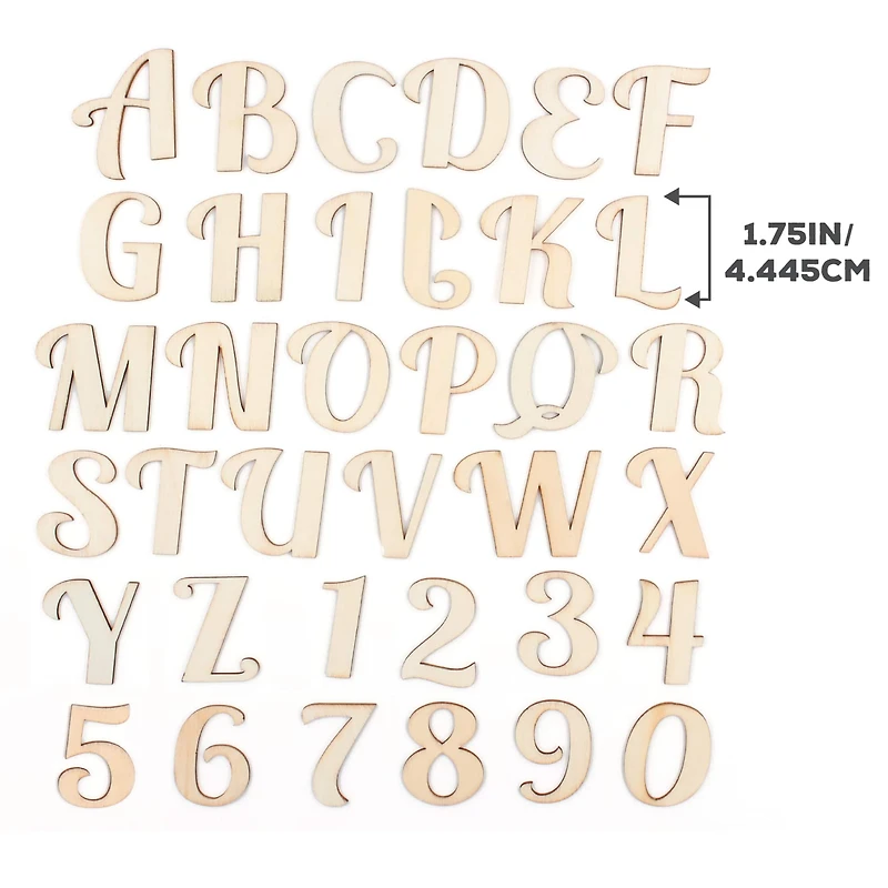 ArtSkills® Wooden Letters and Numbers, 216ct.