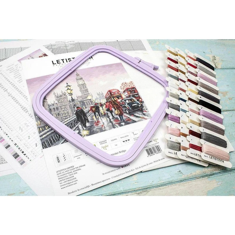 LetiStitch Westminster Bridge Counted Cross Stitch Kit