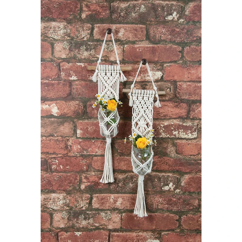 Solid Oak Make-Ramé™ Mini Hanger Macramé Plant Hanger Kit