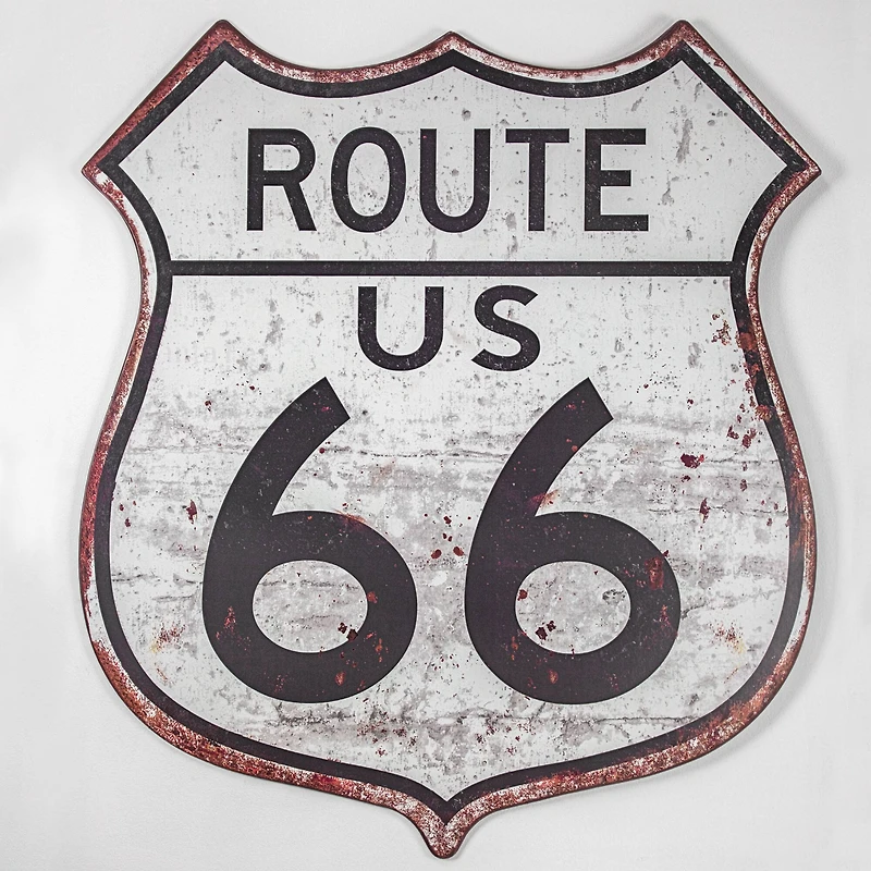 American Art Décor™ 35" Route 66 Metal Sign